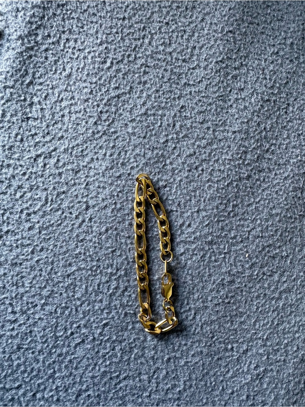 Gold Chain Link Bracelet - Chunky Curb Style